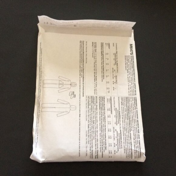 Easy Unisex Adult Jumpsuit Detachable Botties McCalls 6475 Pattern Uncut XS-L - Picture 4 of 10